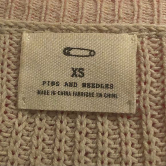 Urban Outfitters Pins & Needles Lacey Sweater Top - Picture 4 of 4